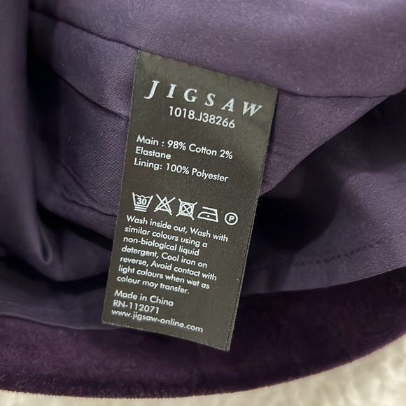 Jigsaw - Purple mini skirt - Picture 6 of 6